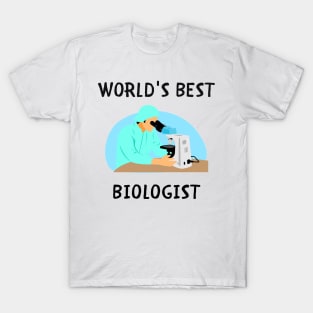 World's best biologist T-Shirt